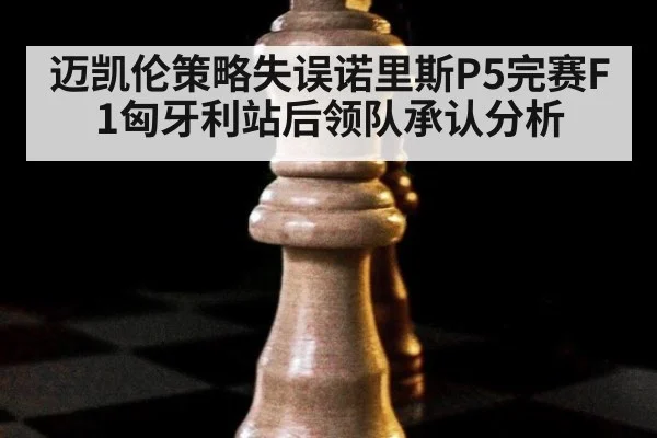 迈凯伦策略失误诺里斯P5完赛F1匈牙利站后领队承认分析